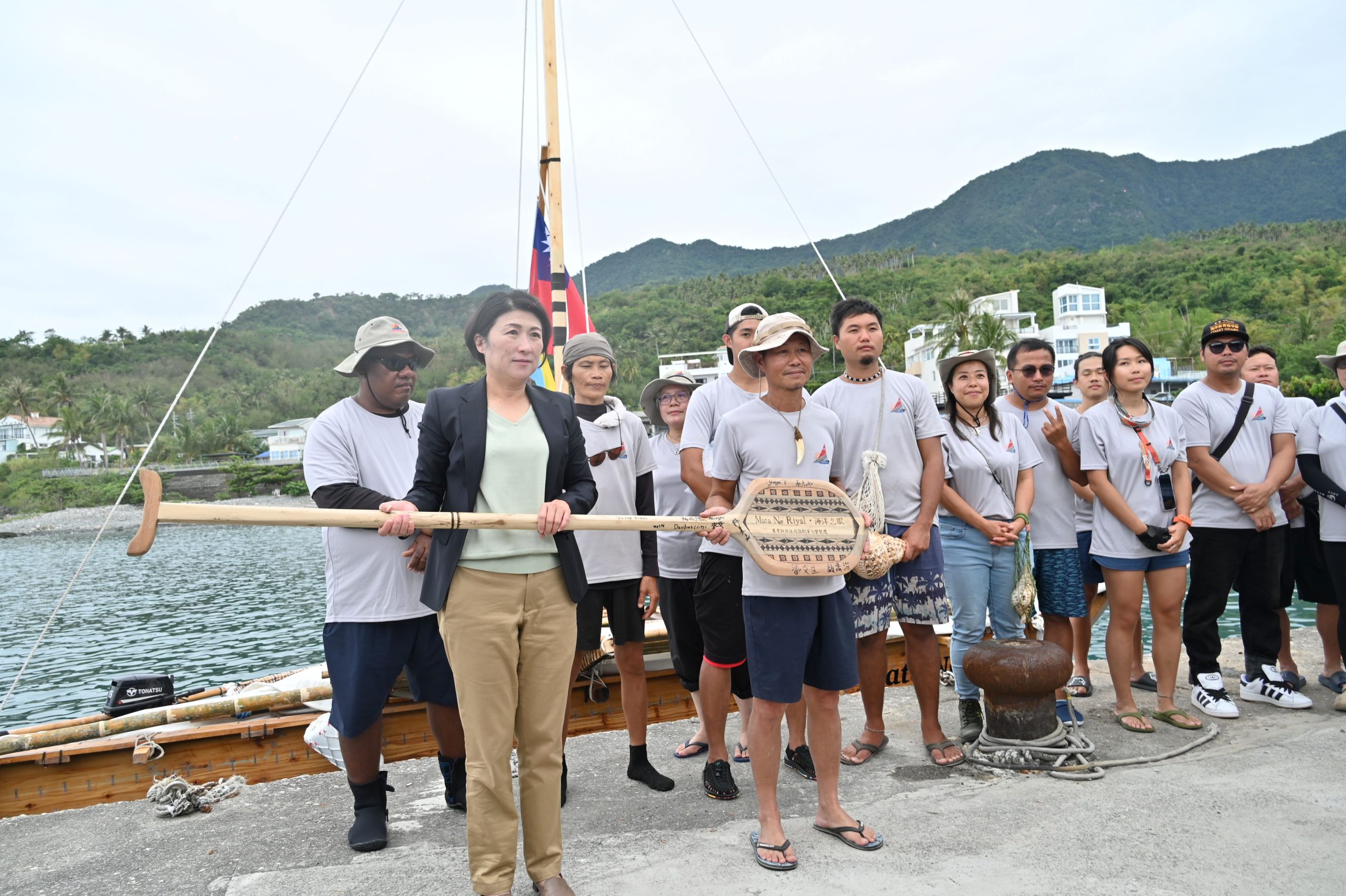 「海洋之眼」が大海原へ！台東初、部族を超えたオーストロネシア舟船が台湾一周の航海へ始動