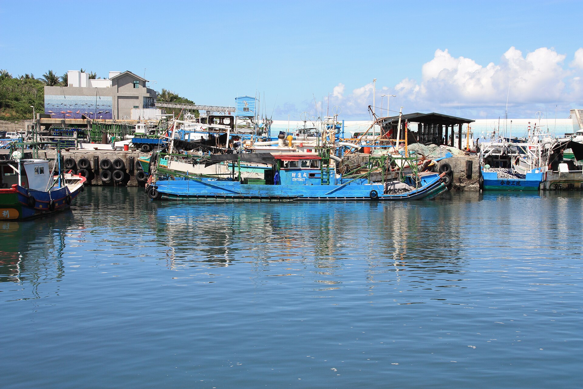 Fugang Fishery Harbor near Fufeng Community in Taitung City